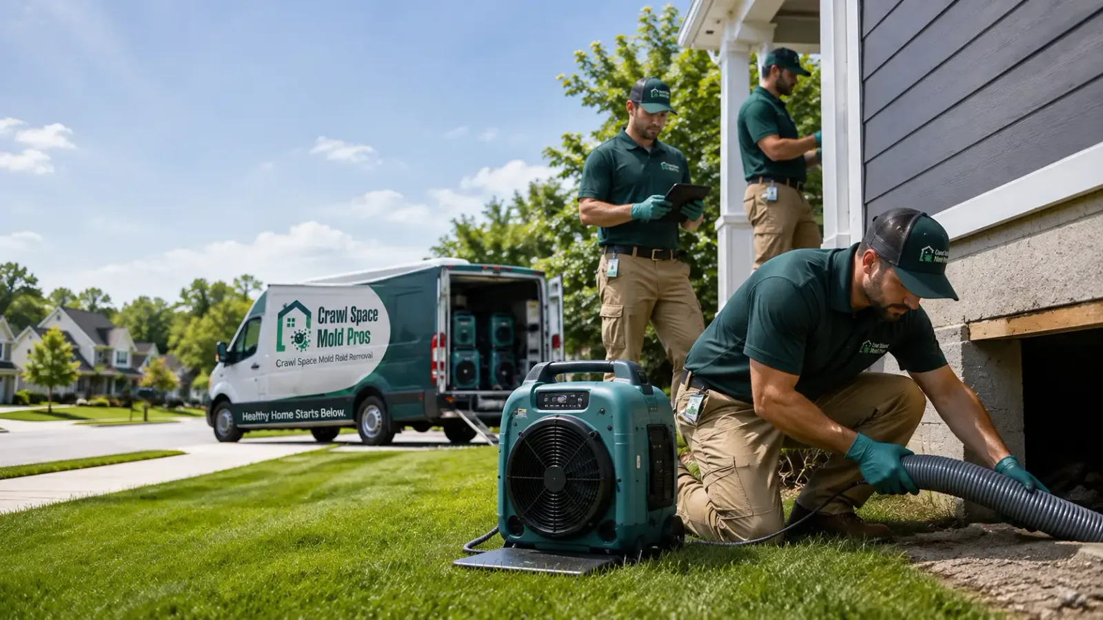 Crawl Space Mold Removal in Lake City, MN